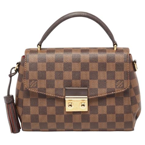 louis vuitton croisette damier ebene|Louis Vuitton Damier Ebene canvas.